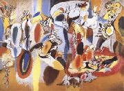 Arshile Gorky The Liver is the Cock's Comb (mk09) oil painting on canvas